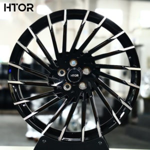 Cerchi Forgiati HTOR Personalizzati 18 19 20 Pollici 5x114.3 Nero Lucido con Faccia Lavorata, Adatti per ES300h IS350 GS <span class=keywords><strong>F</strong></span> Sport Auto da Corsa e Passeggeri - Product Image 1