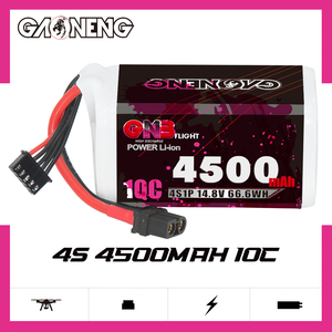 แบตเตอรี่ GNB GAONENG 4S 4500mAh 14.8V 10C XT60 Li-ion Lithium Ion Molicel 21700 P45B สำหรับเรือและรถบังคับวิทยุ - Product Image 2