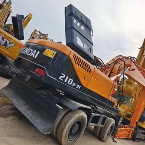 Excavatrice utilisée de roue de Hyundai R210W-9 R210W-7 R210W 21ton Hyundai 210w-9 210w-7 210 d'occasion d'excavatrice de roue à vendre - Product Image 2