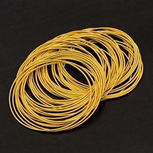 Bracelets en spirale en acier inoxydable plaqué or pour femmes, vente en gros, bijoux fantaisie en forme <span class=keywords><strong>de</strong></span> cordes <span class=keywords><strong>de</strong></span> <span class=keywords><strong>guitare</strong></span> - Product Image 2