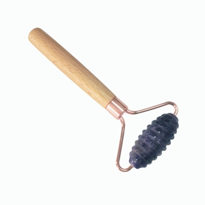Rodillo de masaje facial de amatista para el cuidado de la piel - Product Image 5