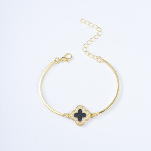 Aihitero Brazalete <span class=keywords><strong>de</strong></span> Oro Rosa con Flores y Mensaje 'Siempre <span class=keywords><strong>Mi</strong></span> Hermana, Siempre <span class=keywords><strong>Mi</strong></span> <span class=keywords><strong>Amiga</strong></span>', 18cm <span class=keywords><strong>de</strong></span> Largo, con Circonita Cúbica, para Mujer - Product Image 2
