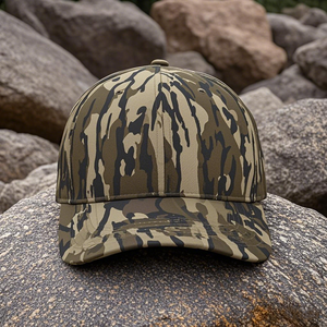 Casquette Trucker Unisexe en Coton Camouflage de Haute Qualité, 6 Panneaux, Visière Légèrement Courbée, Respirante, Tendance, pour l'Extérieur, Vente en Gros - Product Image 2