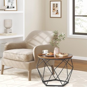 Custom-made cross-border residential living room modern minimalist style double-layer dome coffee <b>table</b> with storage space - Product Image 3