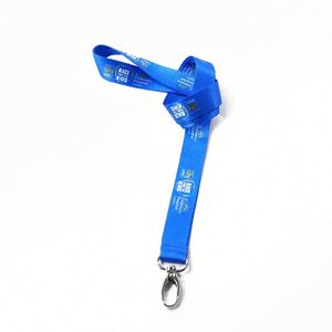 Flat Safety <b>Lanyard</b> Woven Logo <b>Polyester</b> Material Eco-friendly Exhibition Printed <b>Lanyards</b> with logo Custom - Product Image 3