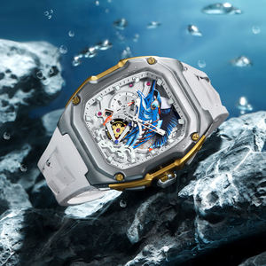 Reloj de pulsera de cuarzo para hombre, de alta gama, con correa de silicona, resistente al agua, luminoso, con calendario y cronógrafo, para dropshipping. - Product Image 4