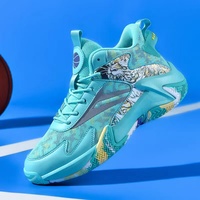 Fabricant chinois de chaussures de basket-ball hautes et respirantes tricotées pour le sport pour les garçons