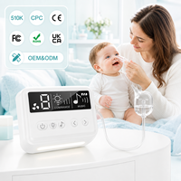 Aspirateur nasal électrique pour bébé, capteur intelligent, fonctionnement à un bouton, étanche, sans BPA, sans latex, embouts en silicone, rapide
