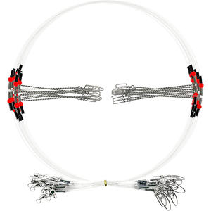 Leaders de pêche, plate-forme de matériel en acier inoxydable avec émerillons de leurre de matériel, plate-forme d'eau salée <span class=keywords><strong>Leader</strong></span> de fil de pêche - Product Image 2