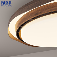 Plafonnier de chambre à coucher décoratif moderne avec télécommande de conversion de fréquence à faible bruit LED et moteur à courant continu ventilateur de maison