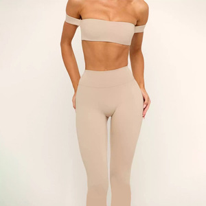 King Mcgreen Star 2 pz reggiseno sportivo da donna con ferretto, collant ad asciugatura rapida a vita alta Sexy Outdoor - Product Image 3