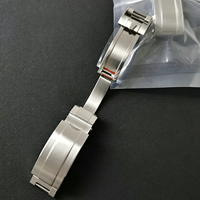 Boucle de montre à déployement réglable compatible avec les montres de plongée, fermoir pliant à micro-réglage pour hommes, pièces de réparation de montres-bracelets
