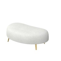 Nuevo Sofá Curvo Semicircular, Juego de Muebles de Sala de Estar Modernos y Lujosos de Terciopelo, Sofá en Forma de Luna