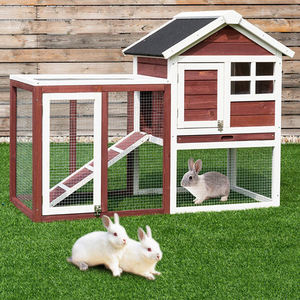 Satılık açık ahşap tavuk kümesi tavşan kafesi ev Bunny gine domuz kafesleri - Product Image 6