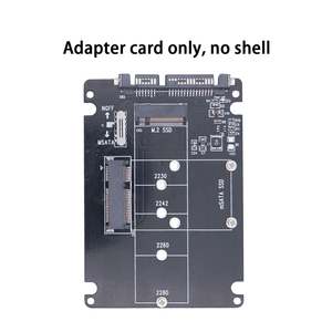 Msata/M.<span class=keywords><strong>2</strong></span> NGFF TO <span class=keywords><strong>2</strong></span>.5-inch Serial SATA Solid-State Disk บอร์ดแปลง<span class=keywords><strong>2</strong></span>-in-1กล่องภายนอก7mm - Product Image 2