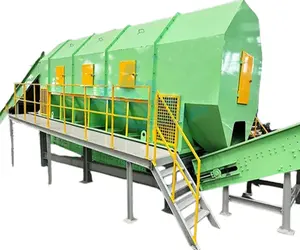 Tratamiento de residuos domésticos Sistema de detección e incineración de residuos sólidos municipales Pantalla de tambor de basura para reciclaje de residuos sólidos
