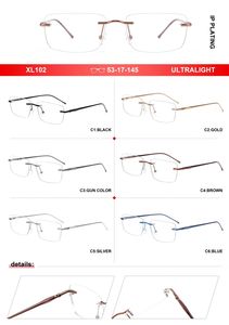 קל במיוחד עיצוב קל משקל עיצוב אור אור מסגרת אלומיניום מתכת באיכות גבוהה משקפי שמש - Product Image 6