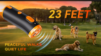 Neues Wasserdichtes Hunde-Bellabschreckungsgerät 3X Ultraschall Anti-Bell 23 FT Reichweite Sicheres Humanes Wiederaufladbares Hundetrainingsgerät