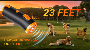 Nuovo Dispositivo Antiabbaio per Cani in Nylon Impermeabile, 3X Ultrasuoni Antiabbaio, Portata 23 <span class=keywords><strong>FT</strong></span>, Sicuro, Umano, Ricaricabile - Product Image 4