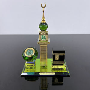 Cam Kabba Makkah saat kulesi İslami çerçeve kulesi hediyeler MH-LP0251 - Product Image 2