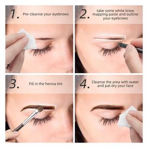 Pasta de Mapeo de Cejas de 20g, Color Rosa Blanco, Lavable, Tinte para Cejas, Herramienta para Microblading PMU - Product Image 3