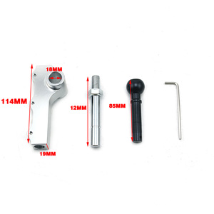 Auso-Racing Adjustable Gear <b>Shift</b> Lever Aluminum Alloy Red Black Silver For Subaru WRX STI 2008-2013 - Product Image 4