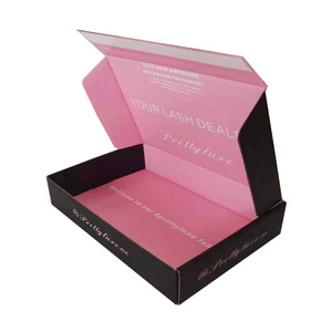 Caja de envío de tira de rasgado adhesiva personalizable Fuerza de cremallera corrugada Ofertas de fábrica Pedido por correo Logotipo de la marca Cajas de papel - Product Image 1