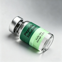 Étiquettes personnalisées de peptides de haute qualité en gros, autocollants adhésifs adaptés aux flacons de peptides de 3 ml et 10 ml