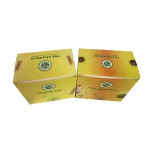 Boîte en carton blanc mat pour thé, emballage alimentaire, prix bas, haute qualité, impression complète personnalisée