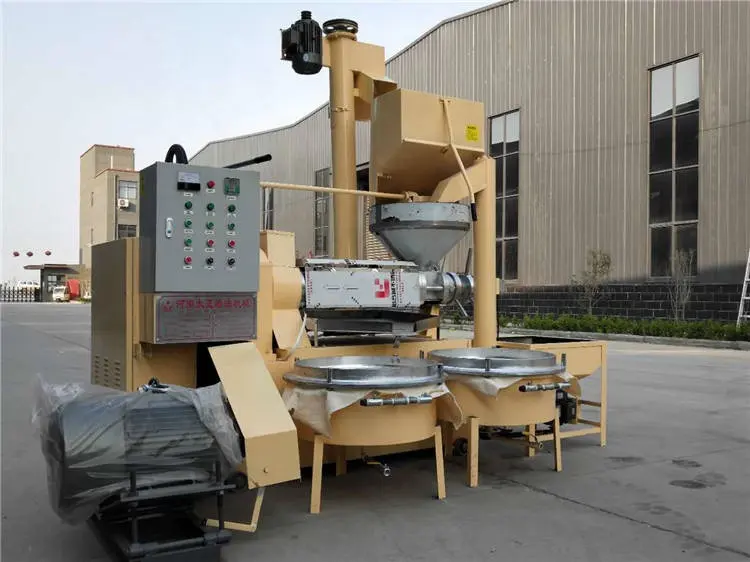 Factory supply sunflower spiral oil press machine is fully automatic