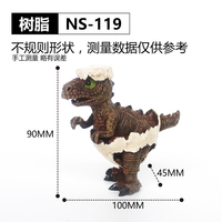 NOMOYPET Nouveau Design Résine Ornementale Dinosaure Bébé Statue Reptile Paysage pour Terrarium Décoration