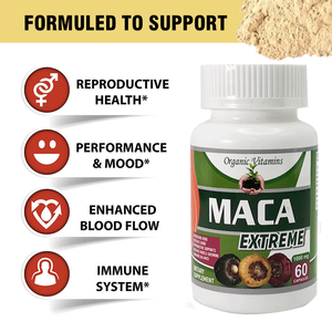 Oem bán buôn Maca viên nang thuốc cực Maca cho người lớn chất chống oxy hóa hiệu quả không cho phụ nữ mang thai 60 viên nang - Product Image 3
