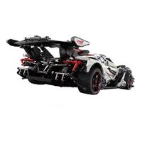 CaDA Technique V12 Hypercar 1:8 Voiture de Course Télécommandée MOC High-Tech 4449pcs Modèle Blocs de Construction Super Racing Jouets