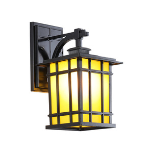 Outdoor Wall Mounted <b>Solar</b> LED Lantern <b>Light</b> Warm White 3500K Aluminum Alloy Garden Lamp Waterproof Design 10-Year Warranty - Product Image 2