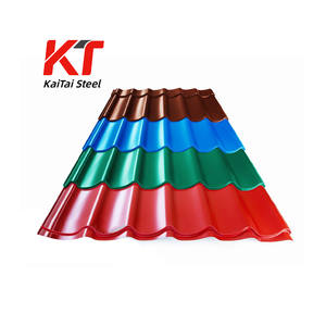 उच्च गुणवत्ता वाली पीपीजी प्रीपेंटेड गैल्वेनाइज्ड स्टील छत शीट sgcc s250gd s350gd रंग लेपित कॉर्रुनालीदार वेल्डिंग झुकने - Product Image 2