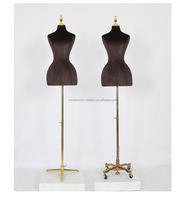Mannequin de mariage demi-corps en velours pour grandes hanches, mannequin féminin courbé, mannequin féminin à forte poitrine, vente en gros