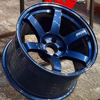 DJJ roda tempa Aloi Te37 SL mobil balap, mobil olahraga tempa kustom Volk untuk M340i G80 G82 G87 F80 F82 E92 GTR 5x114.3 5x112 5x120