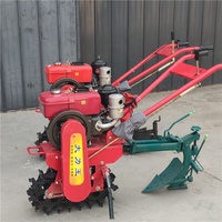 Cultivadores Tractor caminante agrícola Tiller Personalización Diesel Power Farm Mini Cultivador rotativo Weeding Power Tiller