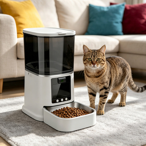 <b>WiFi</b> <b>Smart</b> Automatic Pet Feeder Alimentador Automático Pet Feeder With <b>Camera</b> ODM <b>Smart</b> Pet Feeder Pet Supplies - Product Image 1