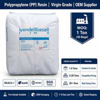 Granulés de polypropylène Basell HP500N PP, MFR12, qualité moulage par injection, qualité alimentaire, haute rigidité, granulés PP vierges à haut débit