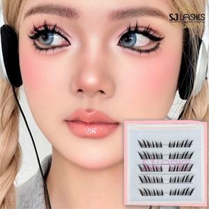 ขนตาปลอมแบบกลุ่มทรงแมวตาแมงมุม ปลายแหลม งอนงาม แบ่งเป็นช่อๆ สไตล์อนิเมะ ขายส่งจากผู้ผลิต - Product Image 5