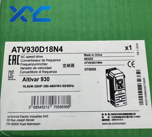 ตัวแปลงความถี่ ATV930 SCH-neider ATV930D18N4 -- 18.5KW-<span class=keywords><strong>380</strong></span>...480V-100% ใหม่เอี่ยมพร้อมส่ง - Product Image 1