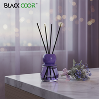 Désodorisant de voiture en verre de luxe solide NOIR, parfum d'hôtel cinq étoiles, pour bureau et voiture, longue durée, parfum naturel, élimination des odeurs