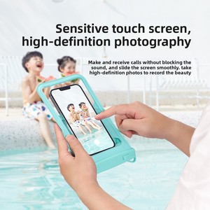 Pochette étanche pour téléphone IPX8 de 7,5/8,5 pouces, grande taille, sac de sport sec pour la plage avec fonction flottante pour téléphones portables - Product Image 4