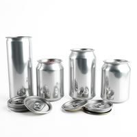 Boîtes de bière en aluminium vides de 25 cl, 33 cl, 50 cl, 500 ml, 12 oz, 16 oz avec ouverture facile