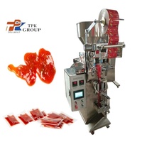 Machine d'emballage verticale pour sachets de pâte de ketchup de tomate, de miel et autres pâtes
