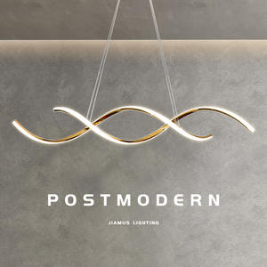 Simple Modern <strong>Fancy</strong> Strip Pendant Lamp for Home Living Room Bedroom Hanging Led Pendant <strong>Lights</strong> - Product Image 2