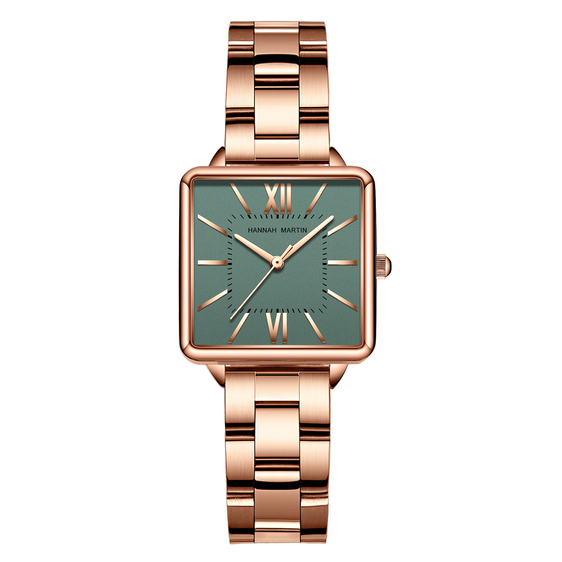Rose gold green