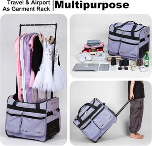 Free sample Leading Wheeled Collapsible Rolling Garment Rack, Duffel Rolling <b>Dance</b> <b>Bag</b>, and Luggage <b>Bags</b> <b>for</b> <b>Dance</b> <b>Costumes</b> - Product Image 4