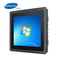 Écran tactile industriel robuste 10,4 pouces TFT LCD J6412 1024 x 768 400 cd/m² capacitif-résistif à montage en surface